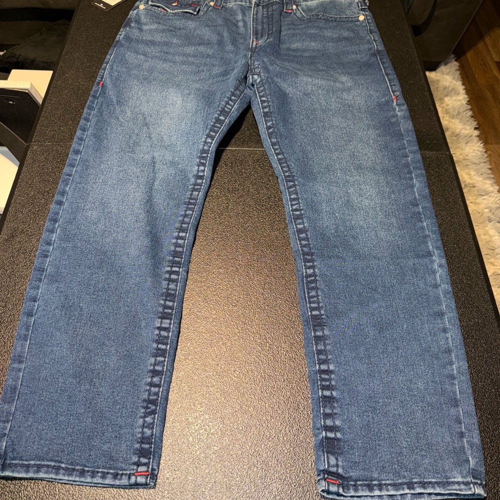 True Religion Indigo Straight Jeans